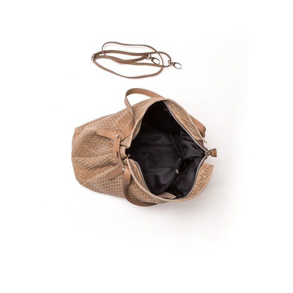 Odinė rankinė Carla Ferreri 861 Fango-image-3