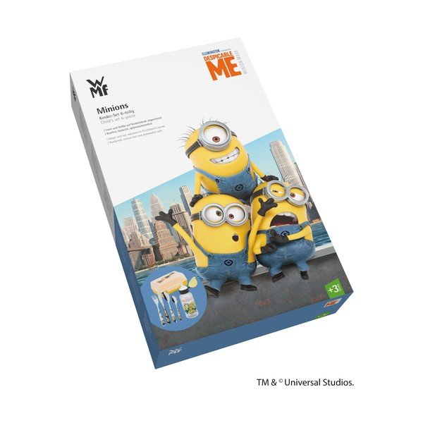 6 dalių vaikiškas valgomojo komplektas WMF Minions-image-1