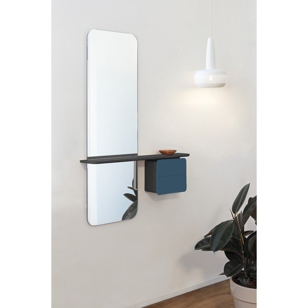 Koridoriaus baldas smaragdinės spalvos/juodos spalvos iš ąžuolo One More Look – UMAGE-image-1