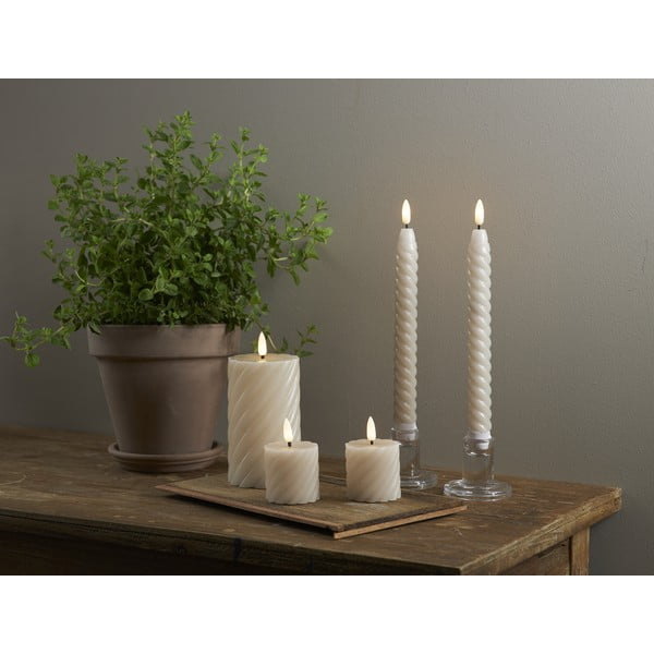 LED žvakė (aukštis 15 cm) Flamme Swirl – Star Trading-image-4