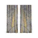 Pilkai auksinės spalvos užuolaidos, 2 vnt., 140x260 cm - Mila Home
