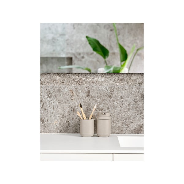 Smėlio spalvos betoninis puodelis dantų šepetėliui Time - Zone-image-3