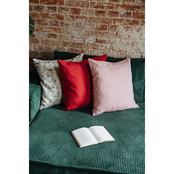 Dekoratyvinis pagalvės užvalkalas su Kalėdų motyvu 40x60 cm – Linen Tales-image-3