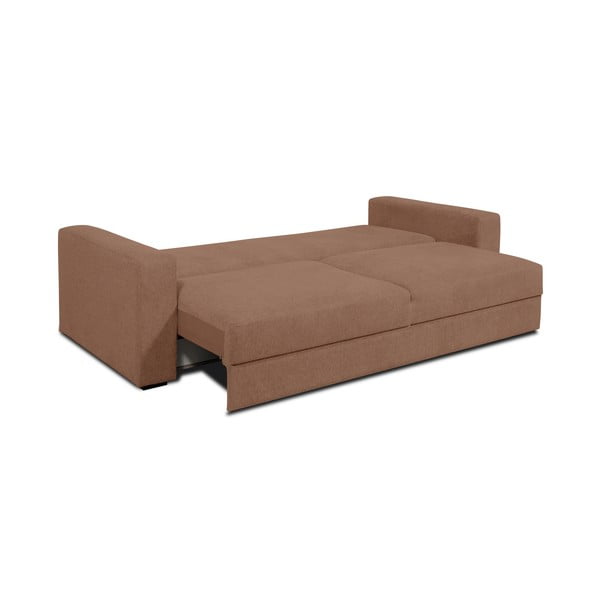 Rudos spalvos sofa-lova 238 cm Resmo - Scandic-image-2