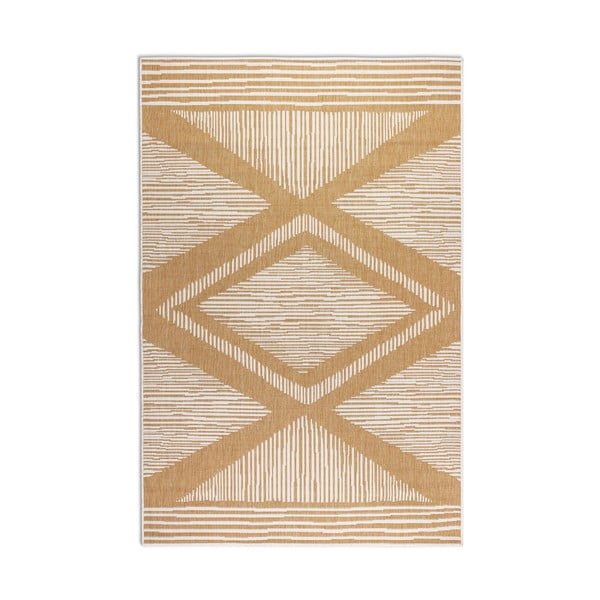 Lauko kilimas ochros spalvos/kreminės spalvos 120x170 cm Gemini – Elle Decoration-image-2