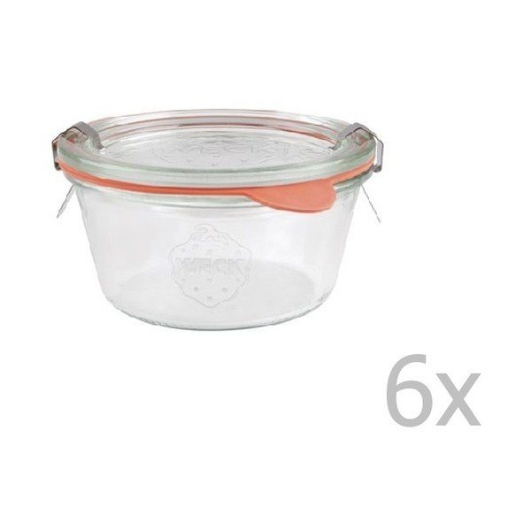6 stiklainių rinkinys Weck Sturz, 290 ml