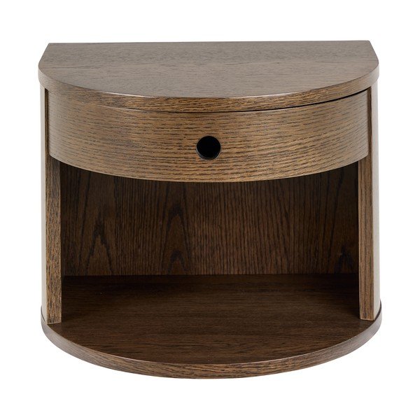 Tamsios natūralios spalvos naktinis staliukas iš ąžuolo Paron – Actona