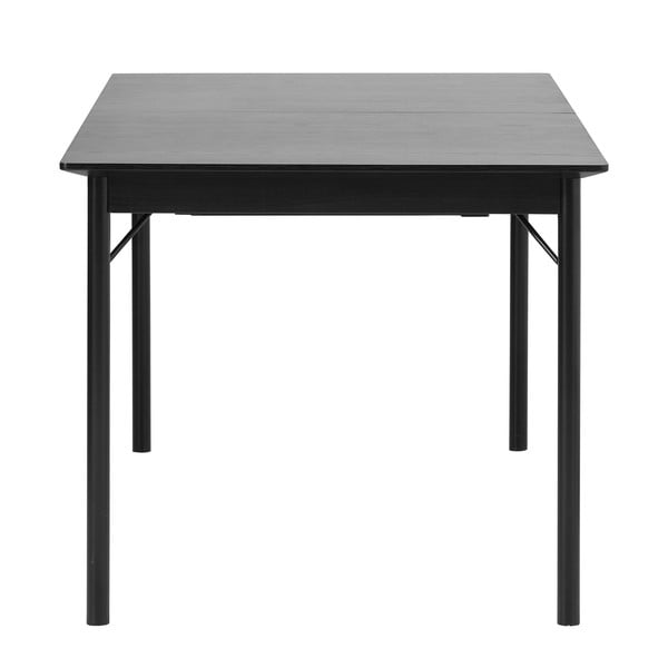 Valgomojo stalas juodos spalvos 95x180 cm Savona – Unique Furniture-image-4