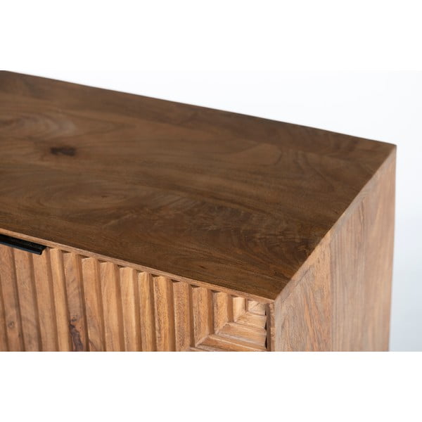 Natūralios spalvos iš mango masyvo TV spintelė 160x58x40 cm Nereida – MOME-image-1