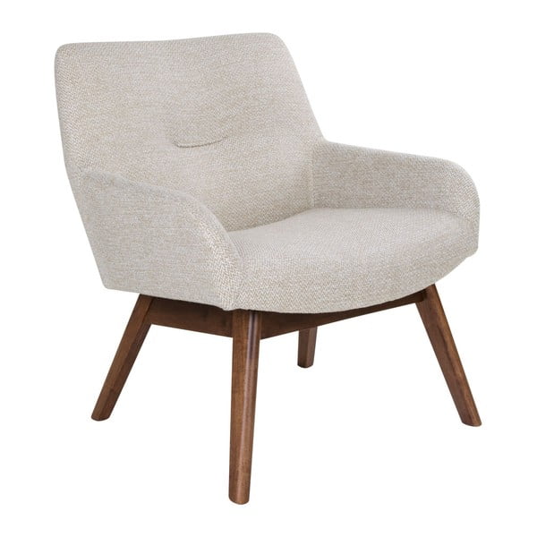 Smėlio rudos spalvos riešutmedžio krėslas House Nordic London