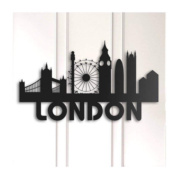 Juoda sienų apdaila Londonas