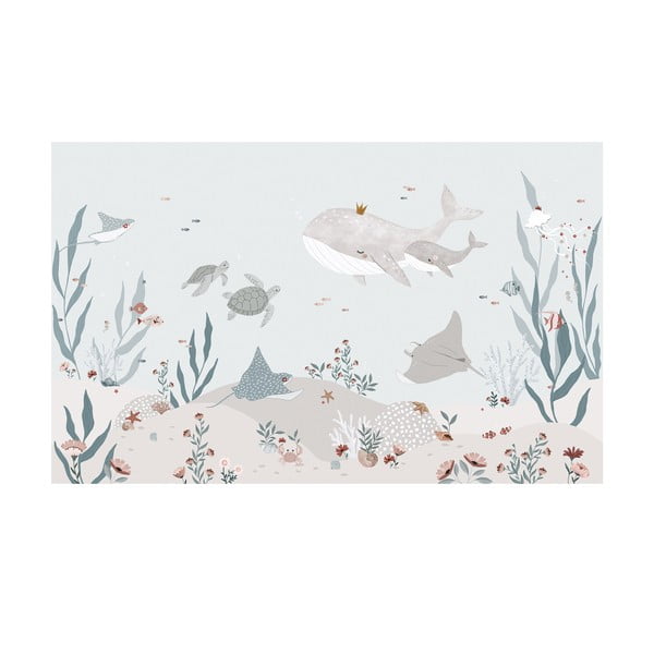Vaikiški tapetai 400 cm x 248 cm Dreamy Seabed – Lilipinso