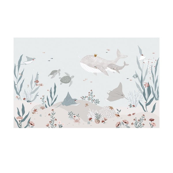 Vaikiški tapetai 400 cm x 248 cm Dreamy Seabed – Lilipinso