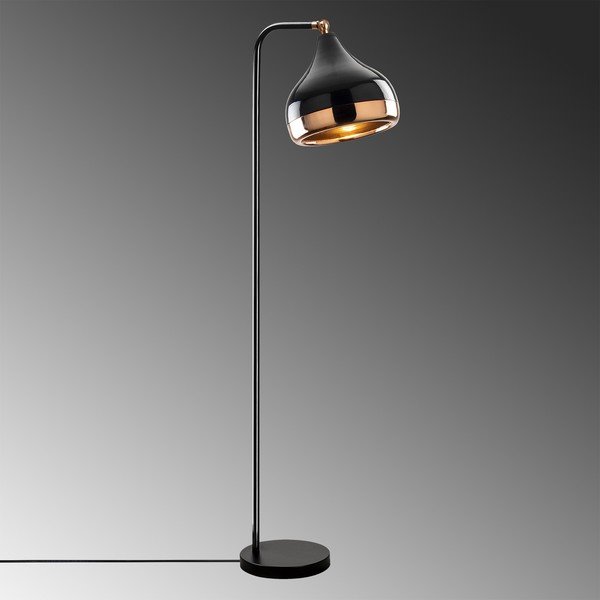 Juodos ir vario spalvos grindų šviestuvas Opviq lights Yildo-image-1
