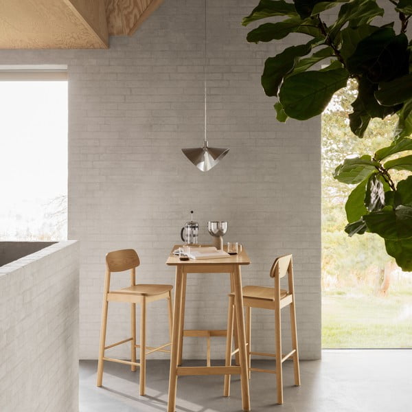 Baro taburetė natūralios spalvos (sėdynės aukštis 74 cm) Barlow – Actona-image-1