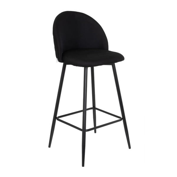 Reguliuojamo aukščio baro taburėtės juodos spalvos 2 vnt. (sėdynės aukštis 69 cm) – Casa Selección
