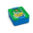 Mėlyna užkandžių dėžutė su žaliu dangteliu LEGO® Iconic