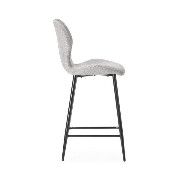 Smėlio spalvos iš audinio baro taburėtės 2 vnt. (sėdynės aukštis 65 cm) Muli – Marckeric-image-3