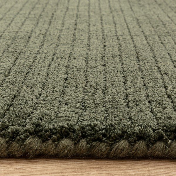 Rankų darbo tamsiai žalios spalvos kilimas 160x230 cm – Asiatic Carpets-image-2