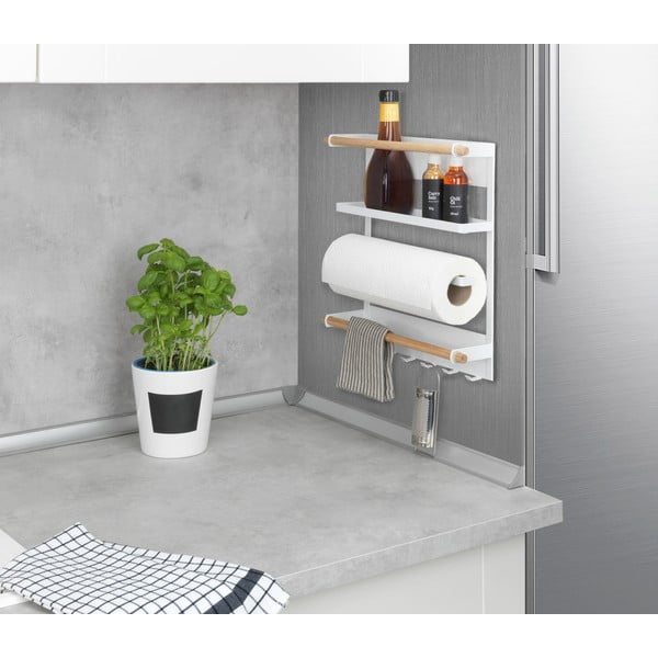 Baltos spalvos sieninis virtuvės organizatorius Wenko Magna-image-3