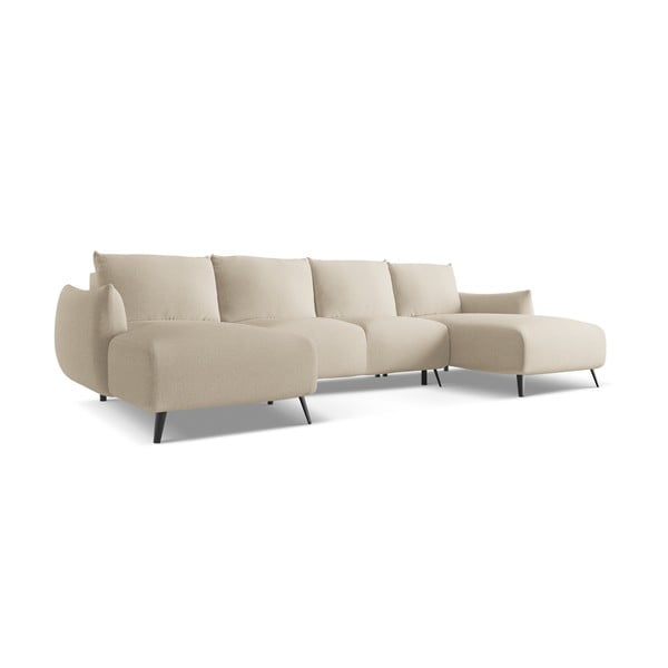 Smėlio spalvos kampinė sofa Malie – Makamii-image-2