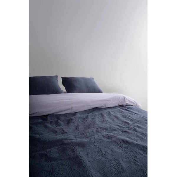 Tamsiai pilkos spalvos iš žakardo lovatiesės ir pagalvės užvalkalų rinkinys 180x240 cm Jacquard – Mila Home Luxury-image-2