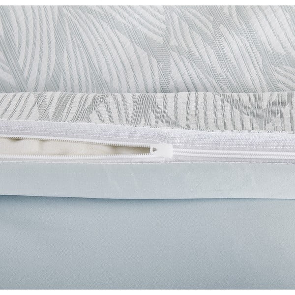 Iš žakardo viengulė patalynė žalios spalvos 140x200 cm Florida – My House-image-3