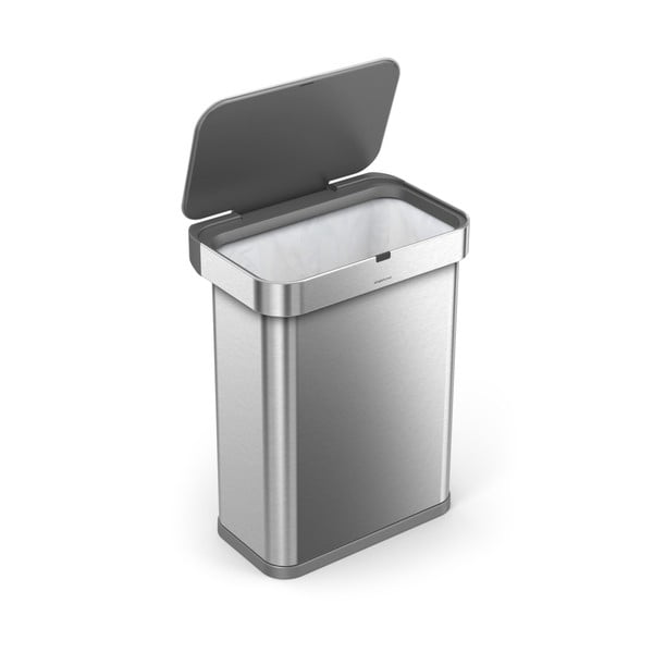 Nerūdijančio plieno bekontaktė šiukšliadėžė 58 l - simplehuman-image-3