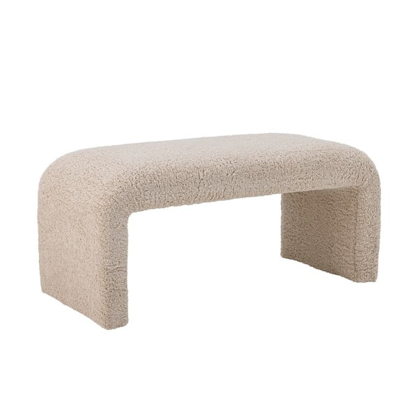 Iš boucle suolas kreminės spalvos Bobbie – Bloomingville-image-2