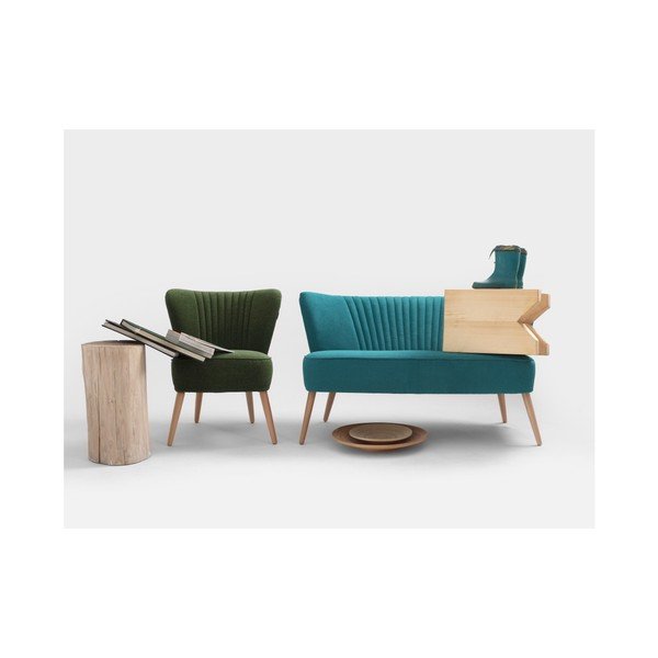 Turkio spalvos dvivietė sofa Custom Form Harry-image-2