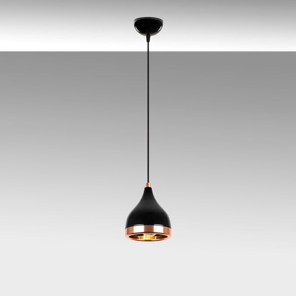 Juodos spalvos/vario spalvos kabantis šviestuvas ø 14 cm Yildo – Opviq lights-image-3
