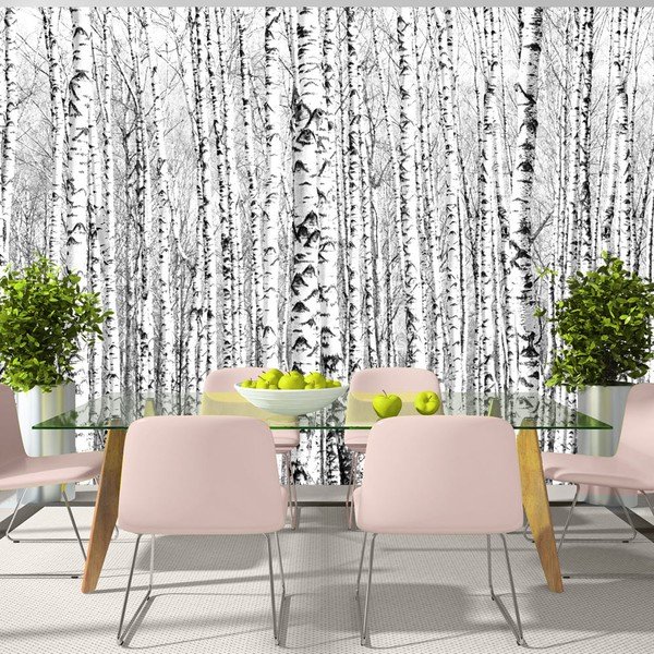 Didelio formato tapetai Artgeist Birch Forest, 200 x 140 cm-image-1