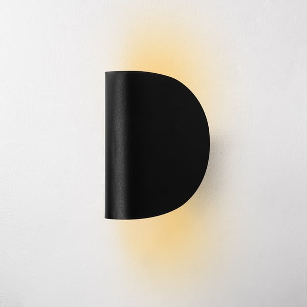 Sieninė lempa juodos spalvos LED Heybe – Opviq lights-image-2