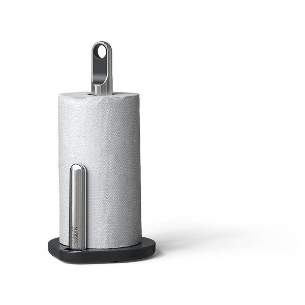 Tamsiai pilkos spalvos iš plastiko popierinio rankšluosčio stovas Hold – Joseph Joseph-image-4