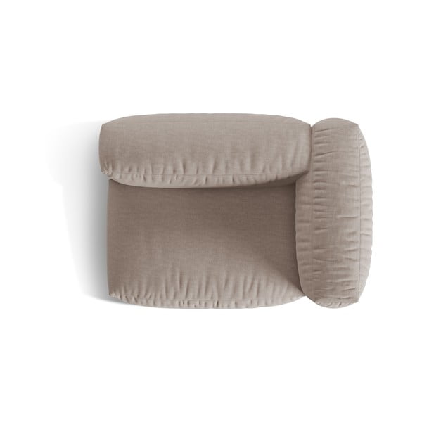 Modulinė sofos dalis smėlio spalvos (su dešiniuoju kampu) Martina – Micadoni Home-image-4