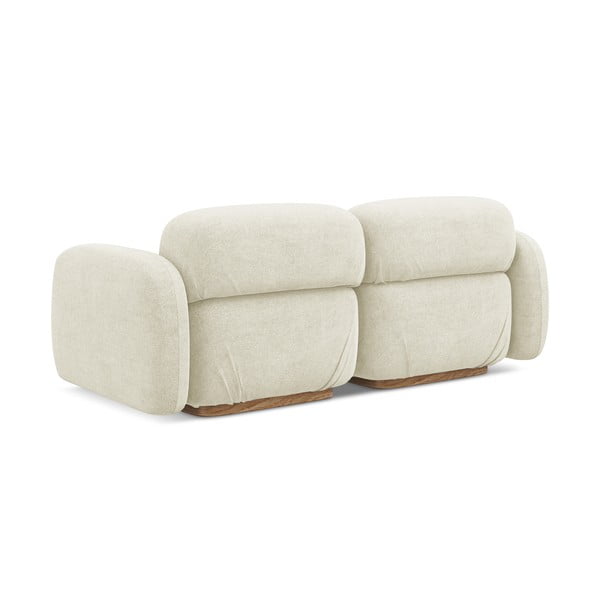 Kreminės spalvos iš boucle sofa 190 cm Ailani – Makamii-image-4