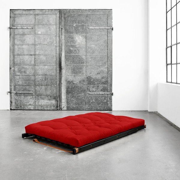 Kintama sofa "Karup Jump" juoda/raudona-image-1