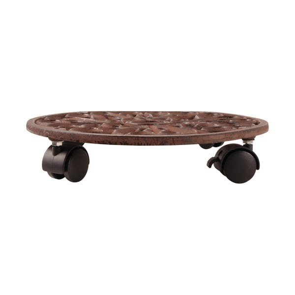 Iš metalo mobilus stovas gėlių vazonui ø 34,5 cm Ornament – Esschert Design-image-2
