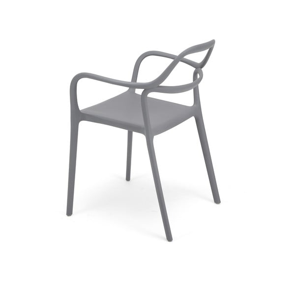 2 pilkų valgomojo kėdžių rinkinys Bonami Essentials Dali Chaur-image-4