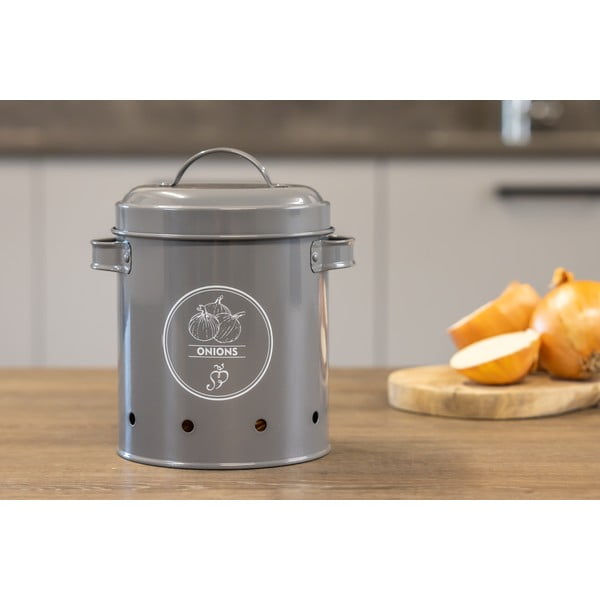 Iš plieno maisto laikymo indas svogūnams ir česnakams Secret Du Potager – Esschert Design-image-4