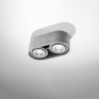 Pilkas prožektorius 27x14 cm Spattio - Nice Lamps