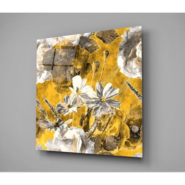 Paveikslas ant stiklo Insigne Daisies, 40 x 40 cm-image-3