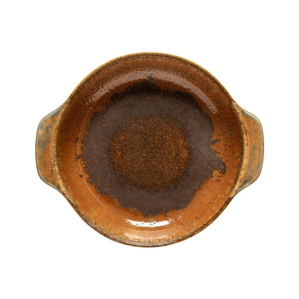 Rudos spalvos sriubos iš akmens masės lėkštė Poterie – Casafina-image-3