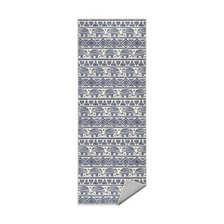 Skalbiamas kilimas mėlynos spalvos 80x200 cm Elephant – Mila Home