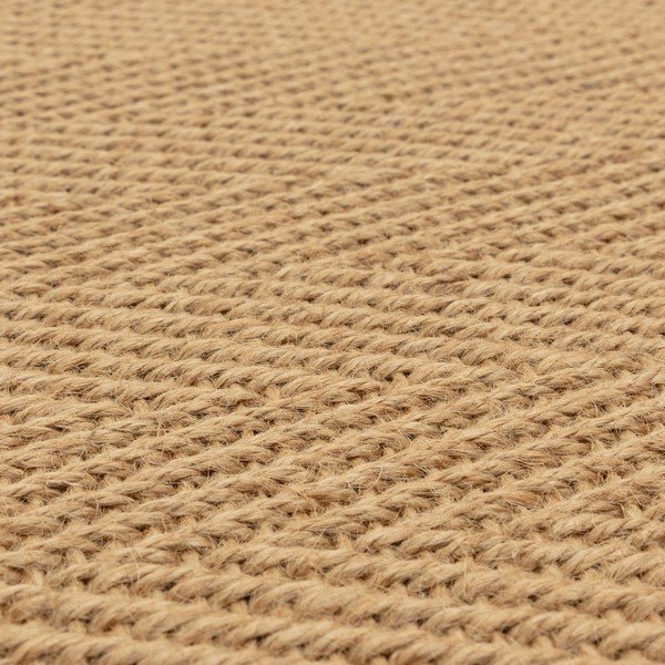 Apverčiamas/rankų darbo natūralios spalvos iš džiuto kilimas 160x230 cm Bordo Herringbone Linen – Asiatic Carpets-image-2