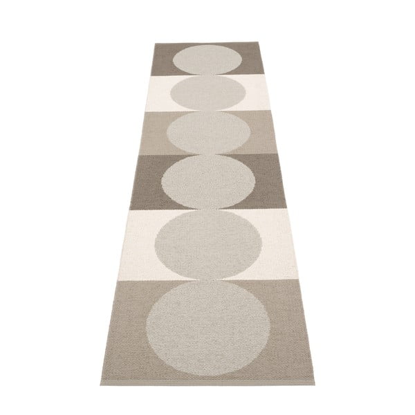 Pilkos spalvos/kreminės spalvos lauko kilimas 70x280 cm Otto Clay – Pappelina-image-2