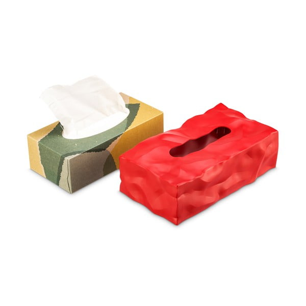 Raudona dėžutė servetėlėms Essey Wipy II-image-2