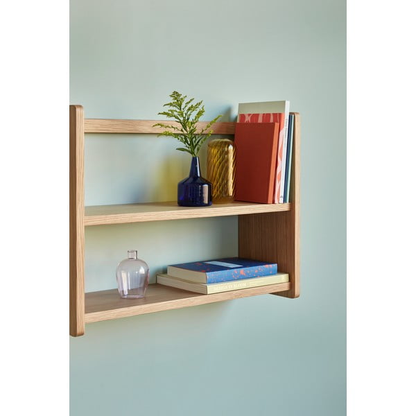 Kelių aukštų sieninė lentyna natūralios spalvos iš ąžuolo 60 cm Nomad – Hübsch-image-1