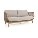 Smėlio spalvos iš audinio sodo sofa Catalina – Kave Home