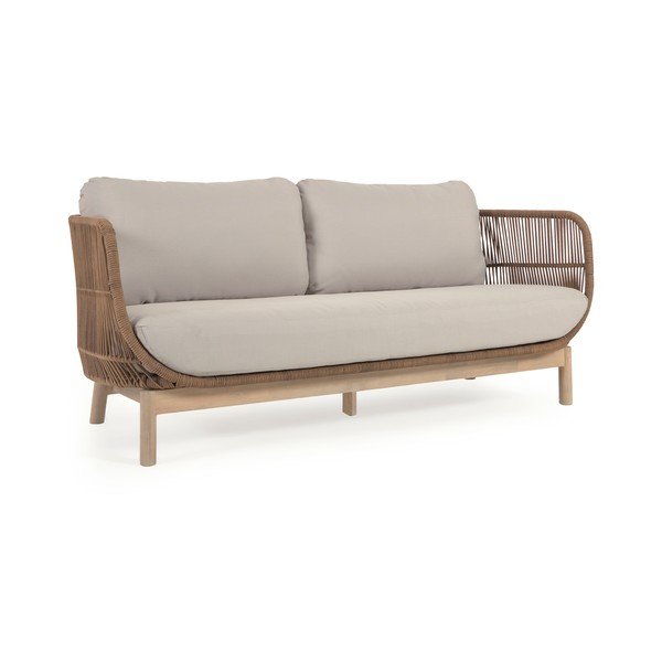 Smėlio spalvos iš audinio sodo sofa Catalina – Kave Home
